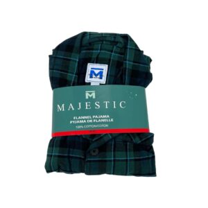 Majestic Men's Green Flannel pyjamas 01