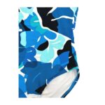 Nautica Women's Blue Abstract One Piece Bathing Suit3