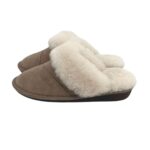 NukNuuk Women's taupe Grey Slippers 02