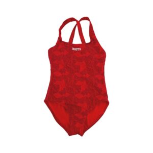 Roots Women's Red One Piece Bathing Suit