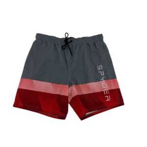 Spyder Men's Grey & red Swim Trunks