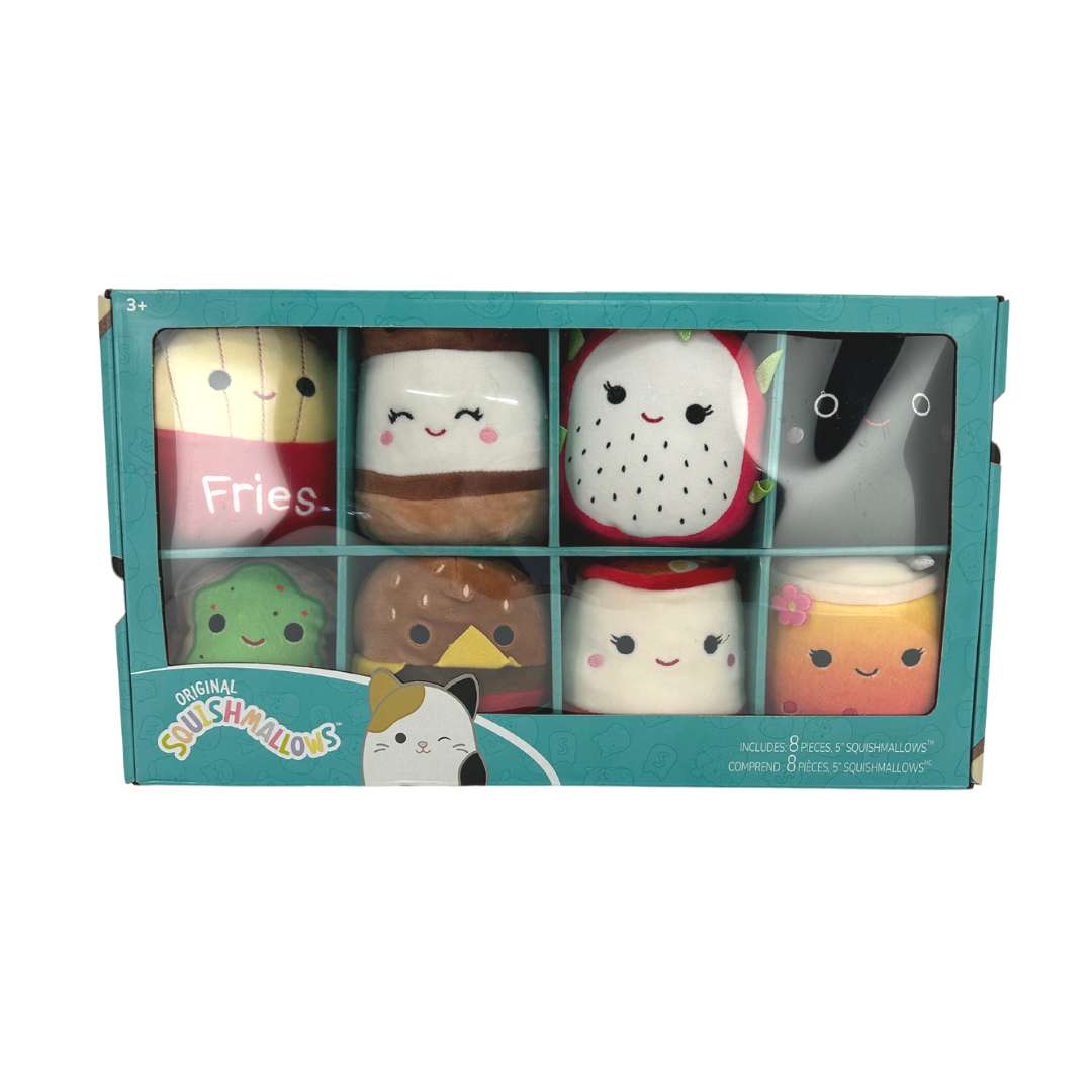 Squishmallows 8 Pack of Food Plushies : 5 Figures