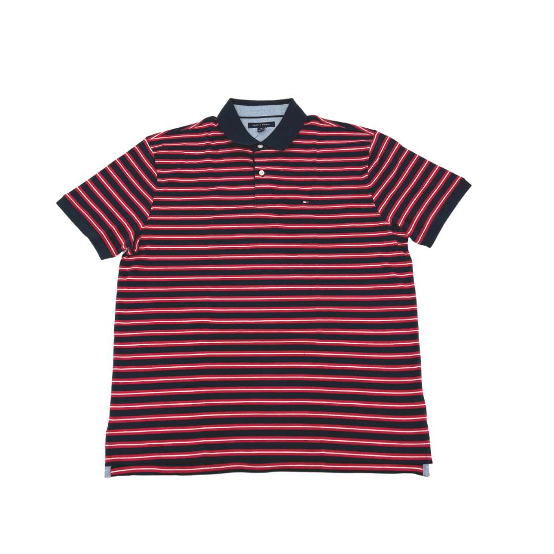 Tommy Hilfiger Men's Red Striped T-Shirt 03