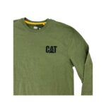 CAT Men's Green Long Sleeve Shirt2