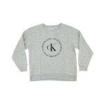 Calvin Klein Women's Light Grey Crewneck Sweater