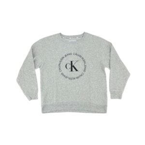 Calvin Klein Women's Light Grey Crewneck Sweater