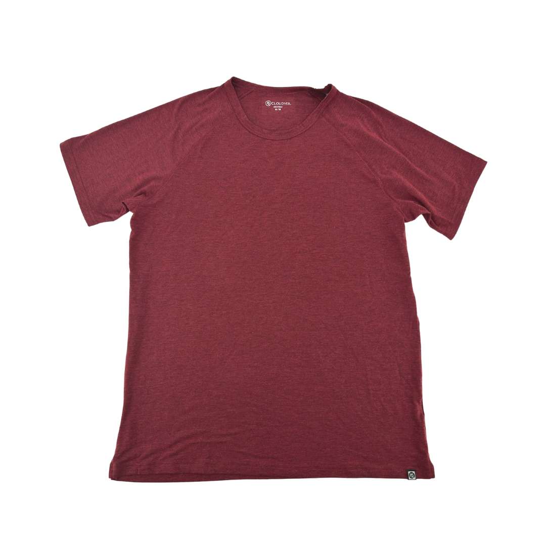 Cloudveil Men's Burgundy T-Shirt