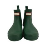 Hunter Women's Green Chelsea Rain Boots