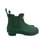 Hunter Women's Green Chelsea Rain Boots2