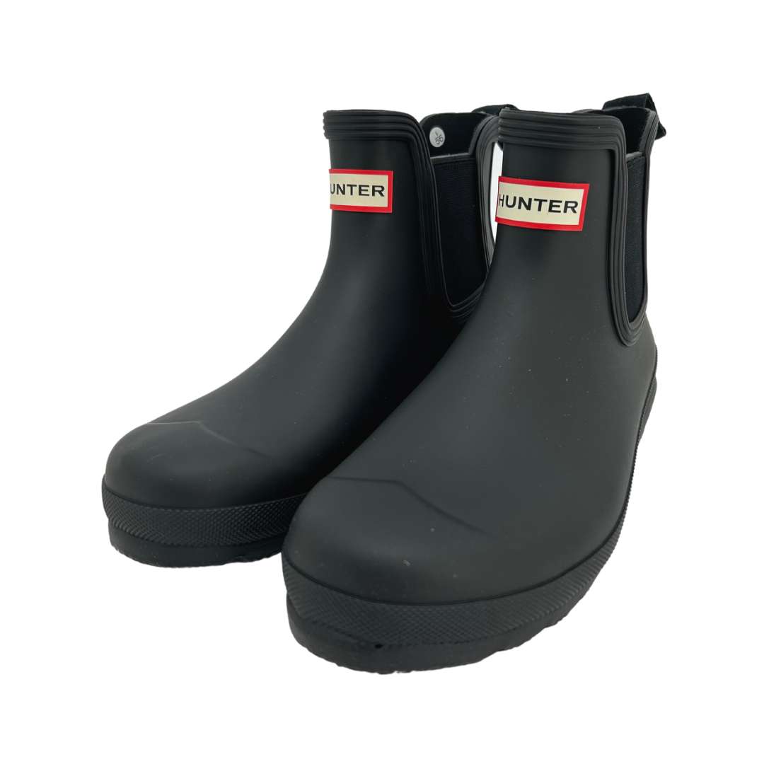 Hunter Women's Matte Black Original Chelsea Rain Boots