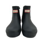 Hunter Women's Matte Black Original Chelsea Rain Boots1