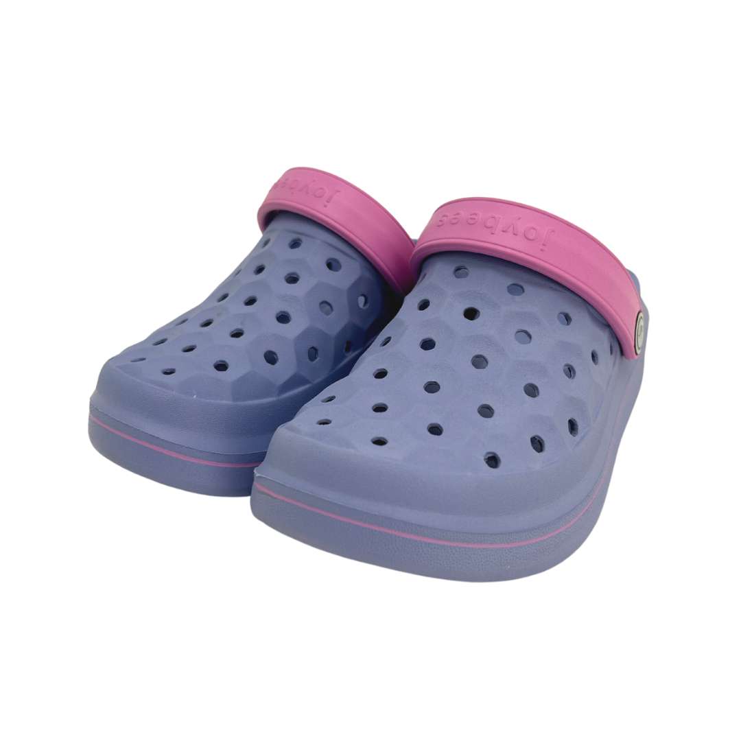 Joybees Girl's Purple & Pink Slip On Shoes
