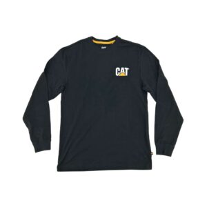 CAT Men's Black Long Sleeve Shirt