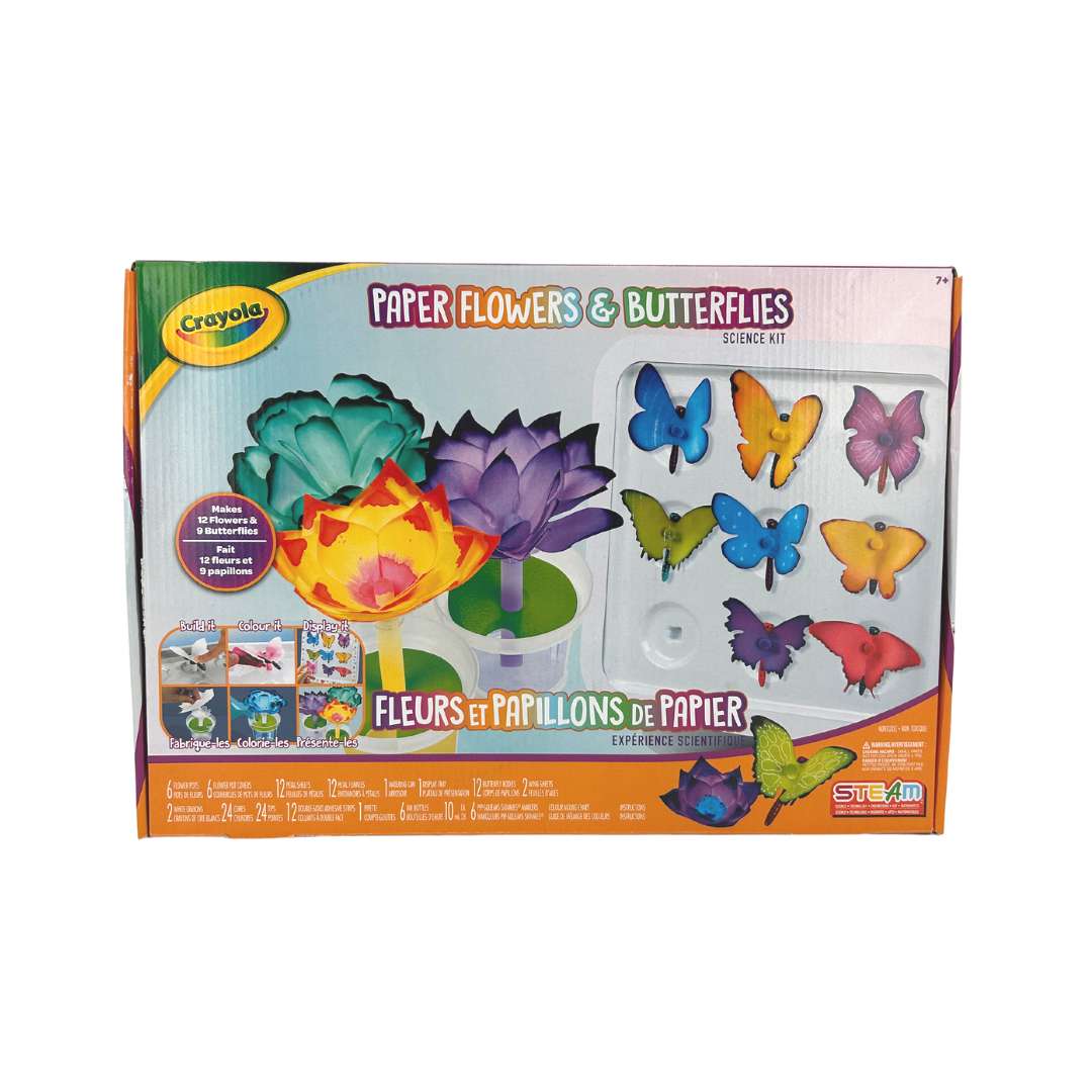 Crayola Paper Flowers and Butterflies Science Kit for Kids