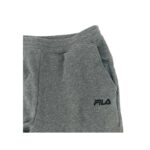 Fila Men's Grey Sweatpants With black Logo 02