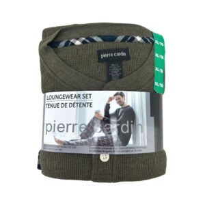 Pierre Cardin Men's Green & Black Pyjama Set
