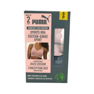 Puma Women's Pink & Blue Sports Bra