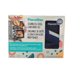 PlanetBox Stainless Steel Lunchbox Set : Stardust Pattern