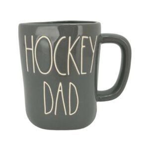 Rae Dunn Grey Hockey Dad Ceramic Coffee Mug