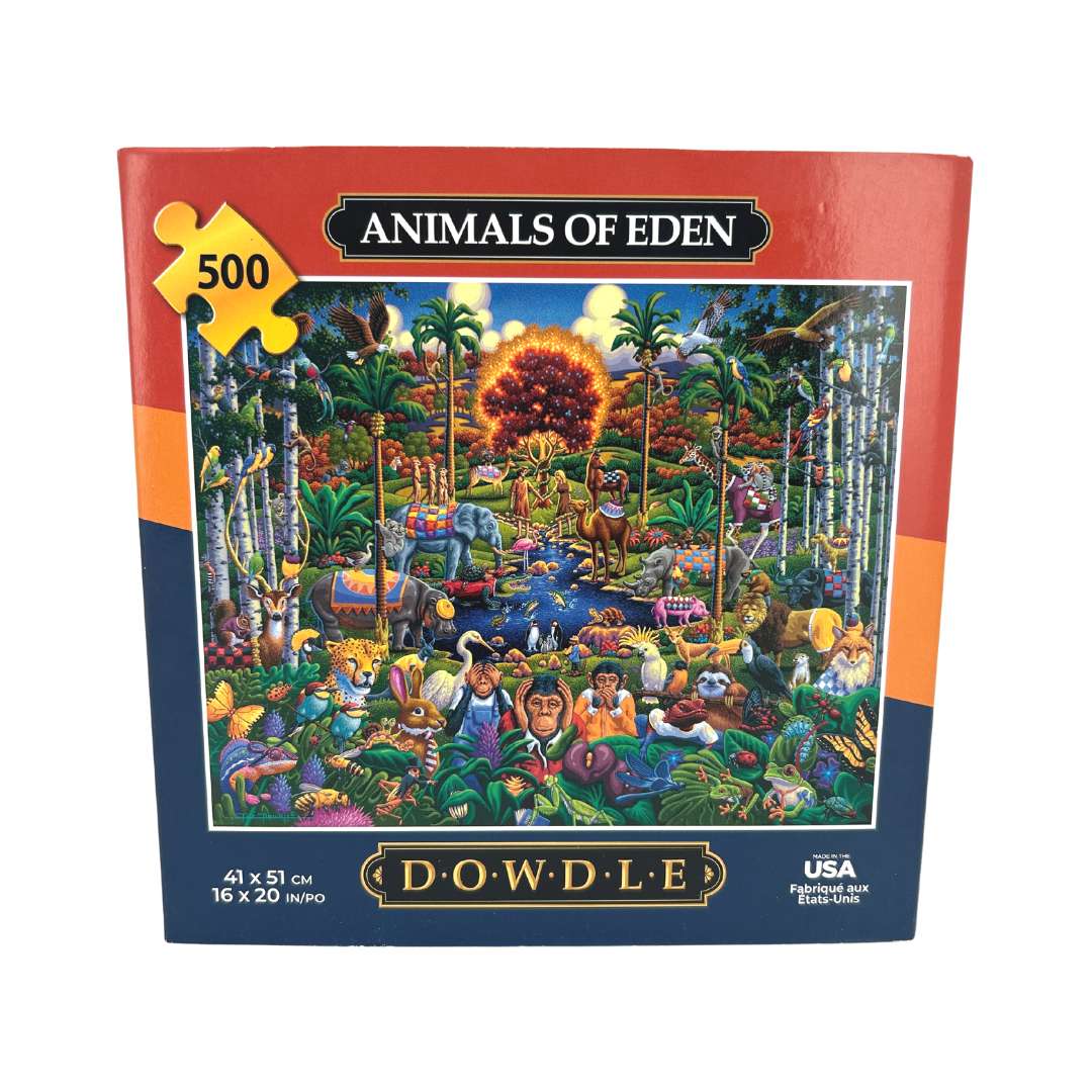 Dowdle 500 Piece “Animals of Eden” Jigsaw Puzzle CanadaWide Liquidations