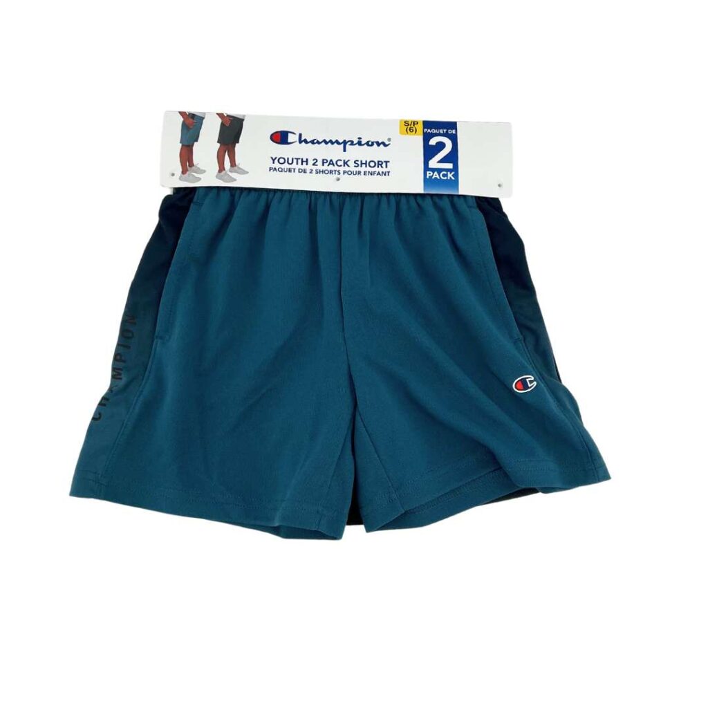 Champion Boy’s Dark Teal Grey Athletic Shorts Various Sizes