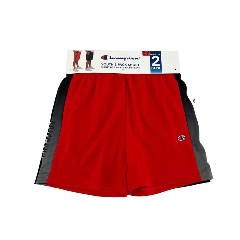 Champion Boy’s Red & Black Athletic Shorts 2 Pack / Various Sizes