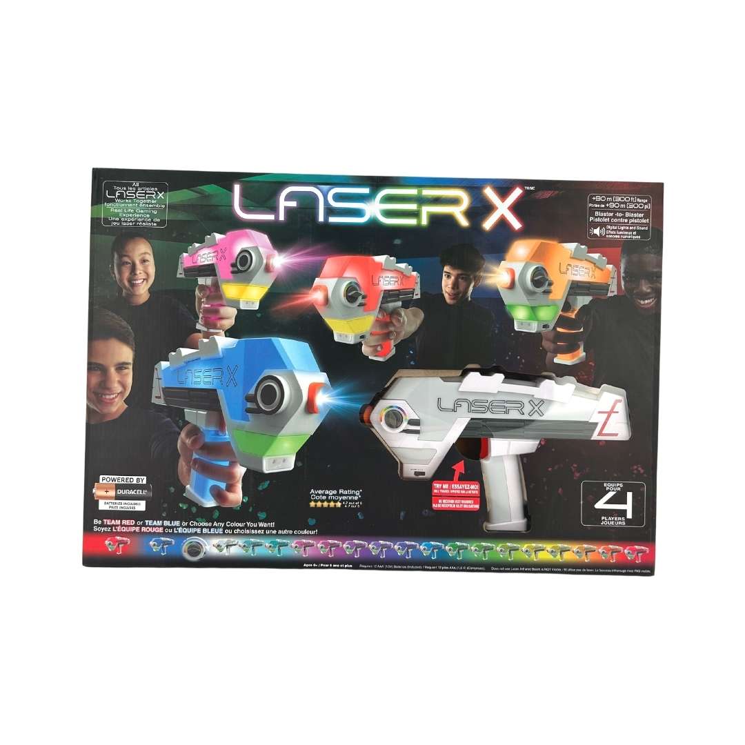 Laser X Revolution Laser Tag Set / 4 Blasters CanadaWide Liquidations