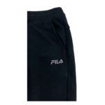 Fila Men's Black Sweatpants with Grey Logo 02