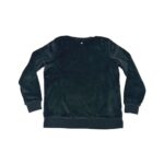 Gaiam Women's Crewneck Black Plush Sweater1
