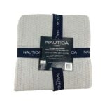 Nautica Home Grey Textured Blanket1
