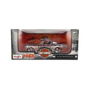 Maisto Harley-Davidson Red & Silver 1967 Ford Mustang GT Model Car