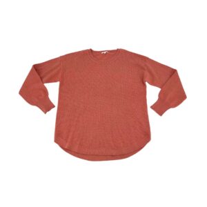 Matty M Women's Pink Knit Crewneck Sweater 01