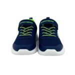 Skechers Boy's Navy & Lime Running Shoes 02
