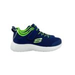 Skechers Boy's Navy & Lime Running Shoes 03