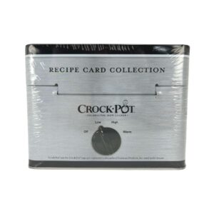 Crock Pot Grey Recipe Card Collection