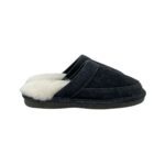 Nuknuuk Men's Charcoal Leather Slippers 04