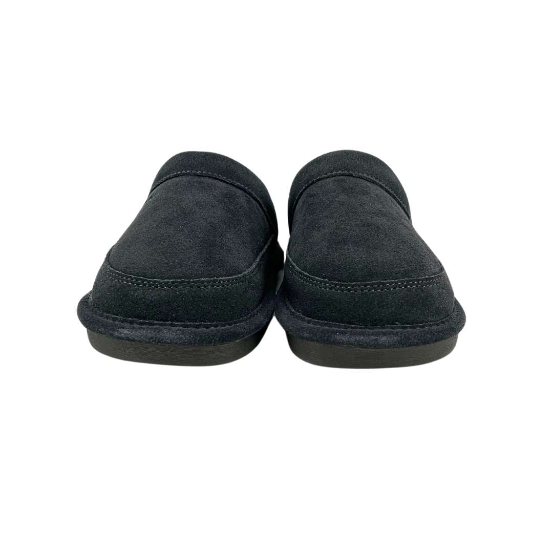 Nuknuuk Men’s Charcoal Grey Leather Slippers / Various Sizes CanadaWide Liquidations