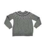 Sunice Women's grey Pullover Knit Sweater 02