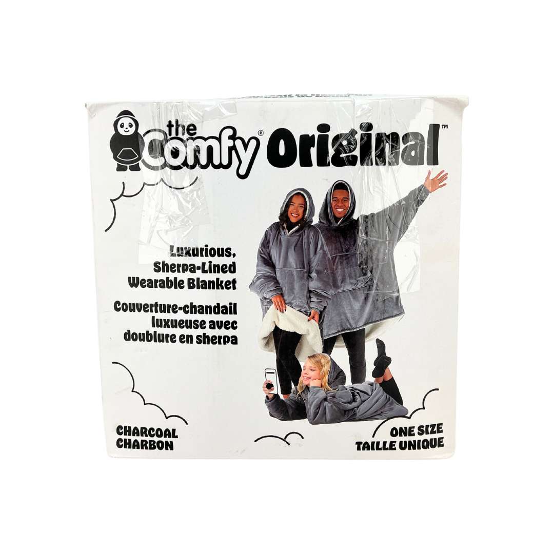 The Comfy Original Dark Grey Wearable Blanket – CanadaWide Liquidations