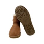 UGG Women's Brown Mini Bailey Button II Boots 01