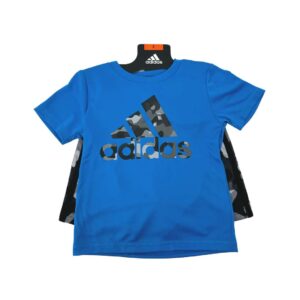 Adidas Boy's Blue & Black 2 Piece Summer Set