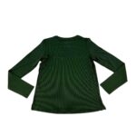 Danskin Women's Olive Green Ribbed Long Sleeve Shirt 03