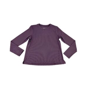 Danskin Women's Purple Ribbed Long Sleeve Shirt 03