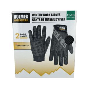 Holmes Workwear Black Winter Work Gloves