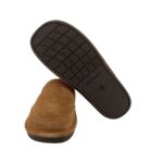 Nuknuuk Men's Harvest Brown Leather Slippers 01