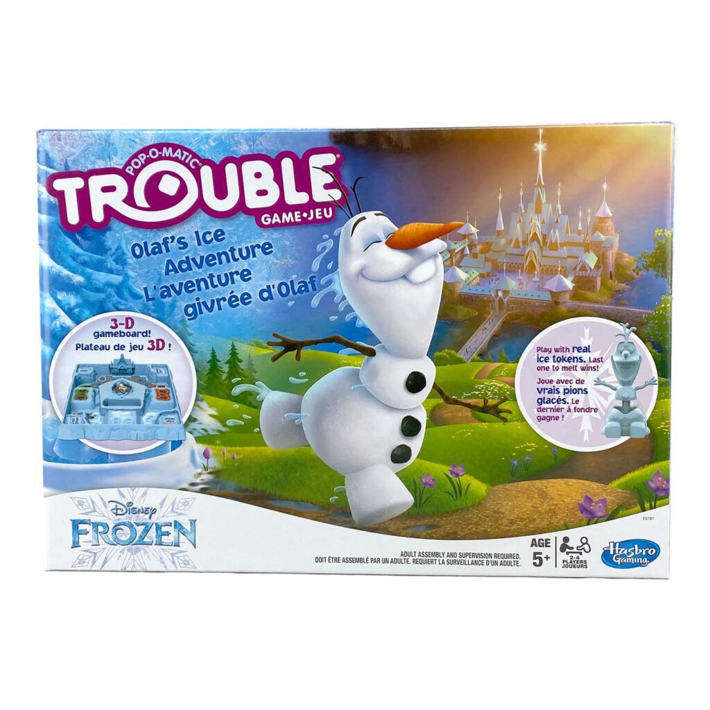 Disney Frozen Trouble Olaf Ice Adventure Board Game / 24 Players
