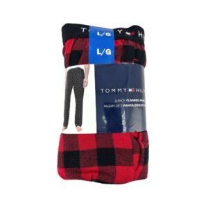 Tommy Hilfiger Men's Red & Black Flannel Pyjama Pants