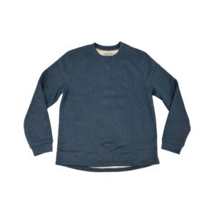 BC Clothing Men's Navy Fleece Lined Heritage Sweater