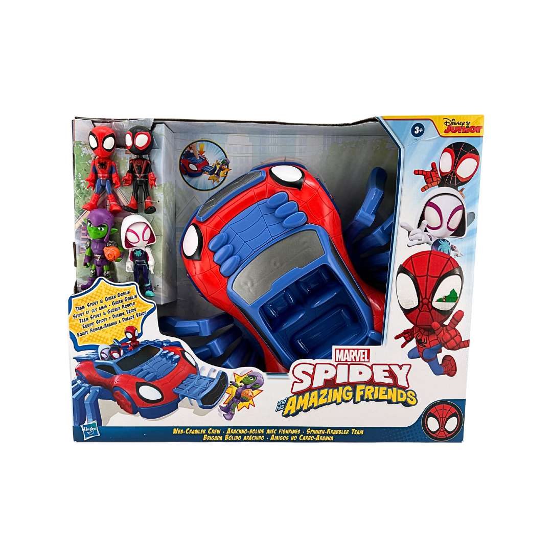 Figurine Spidey And His Amazing Friends Marvel avec Arachno bolide -  Figurine de collection