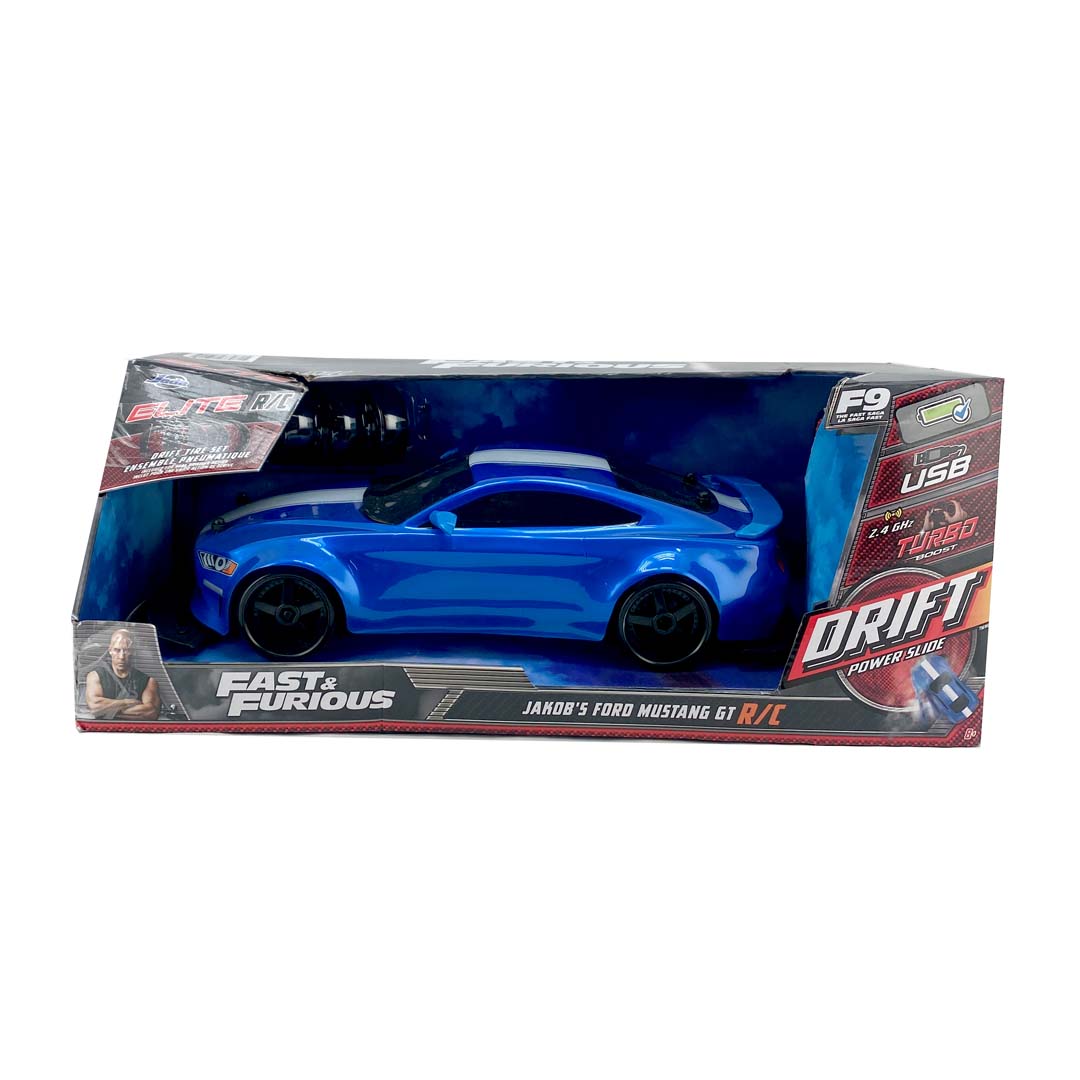 Jada Fast and the Furious Elite RC 2.4GHz Blue Ford Mustang GT Car ...